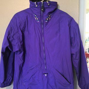 Obermeyer Pullover Jacket Purple-Blue Women S